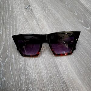 Stylish Black and Purple Sunglasses